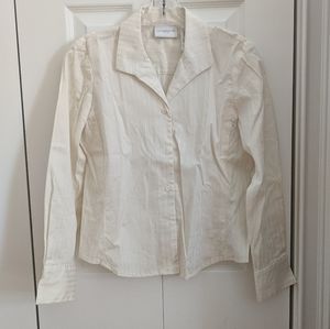 Liz Claiborne Striped Button Down Shirt